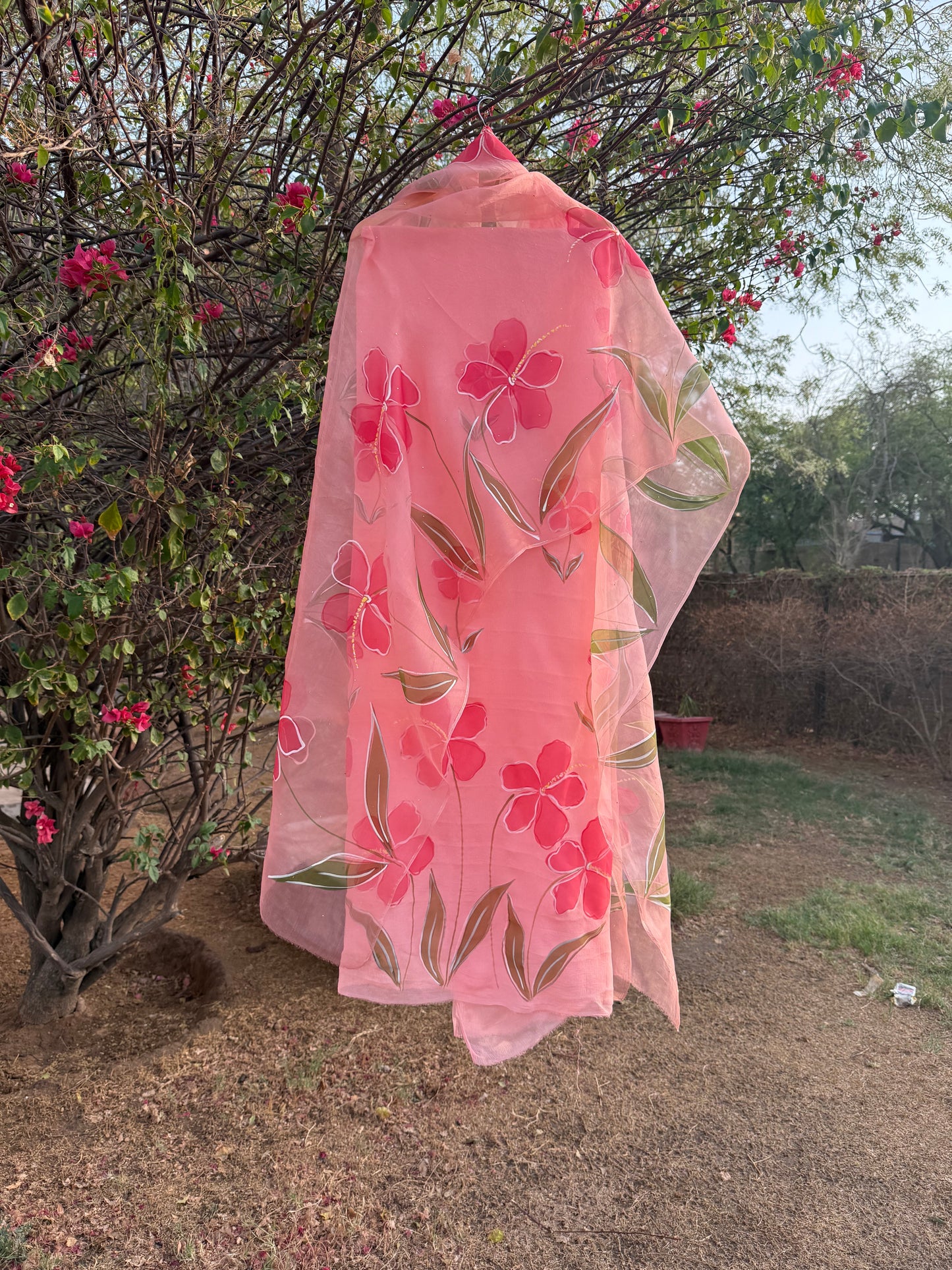 Hibiscus Chiffon Suit