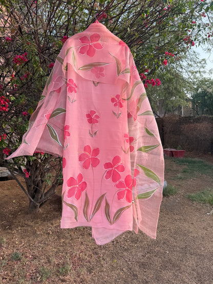 Hibiscus Chiffon Suit