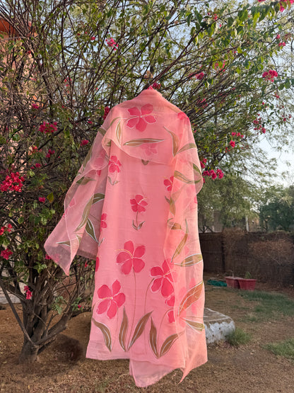 Hibiscus Chiffon Suit