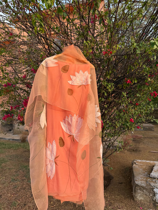 Lotus Chiffon Suit