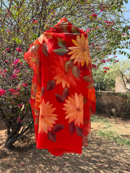 Sunflower Chiffon Suit