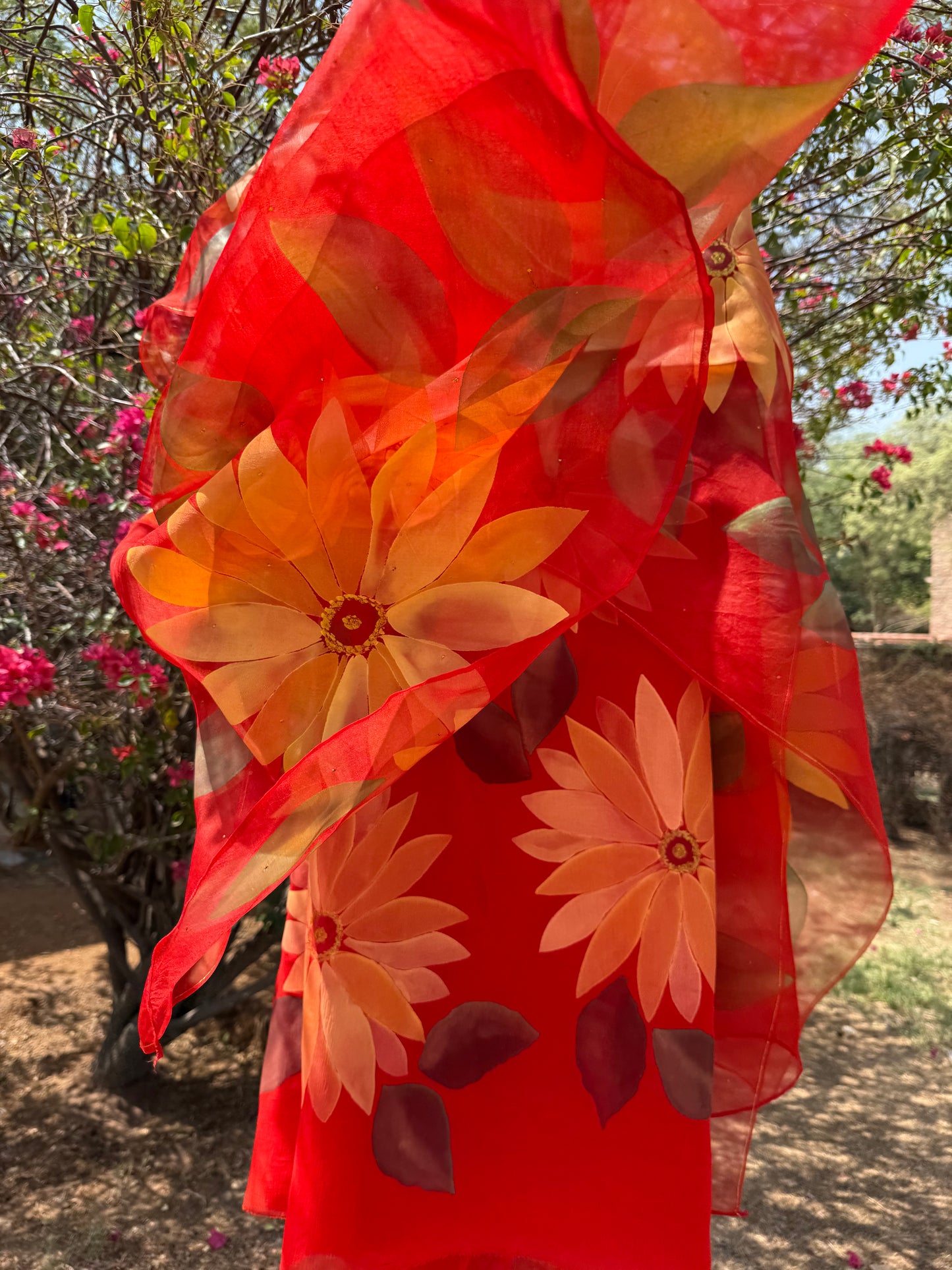 Sunflower Chiffon Suit