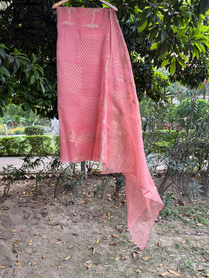 The Banana tree Organza Saree