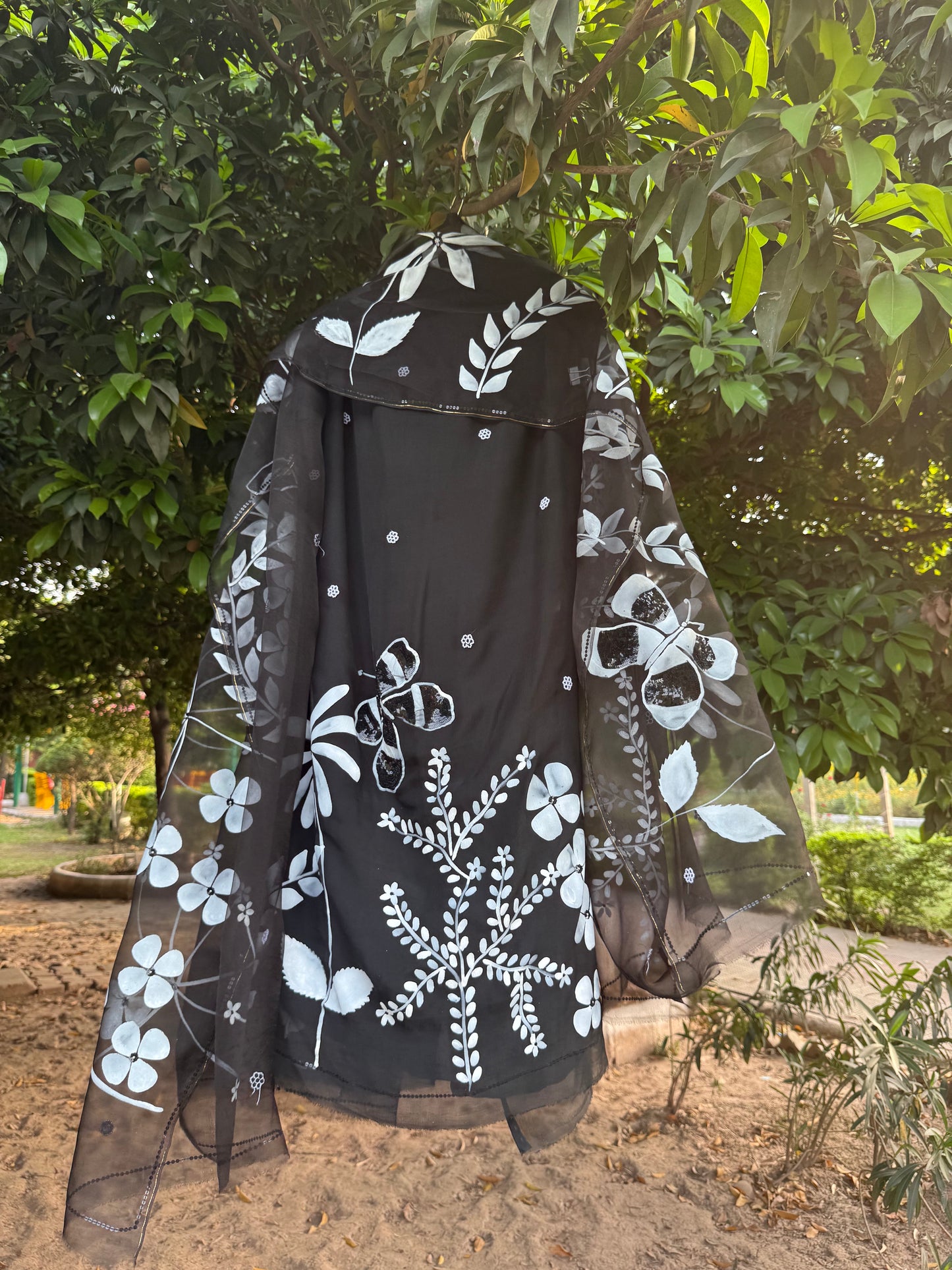 Multi floral chiffon Suit