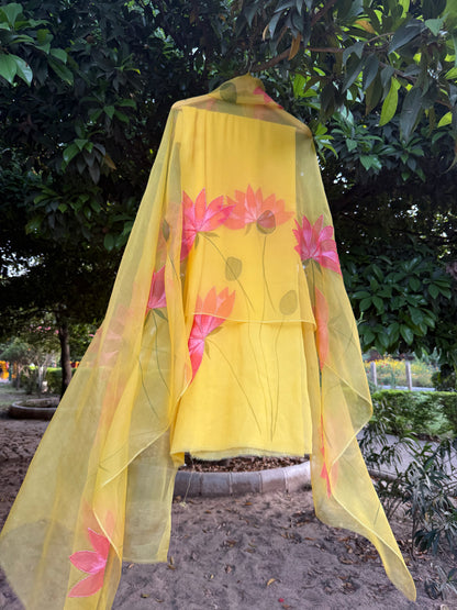 Lotus Chiffon Suit