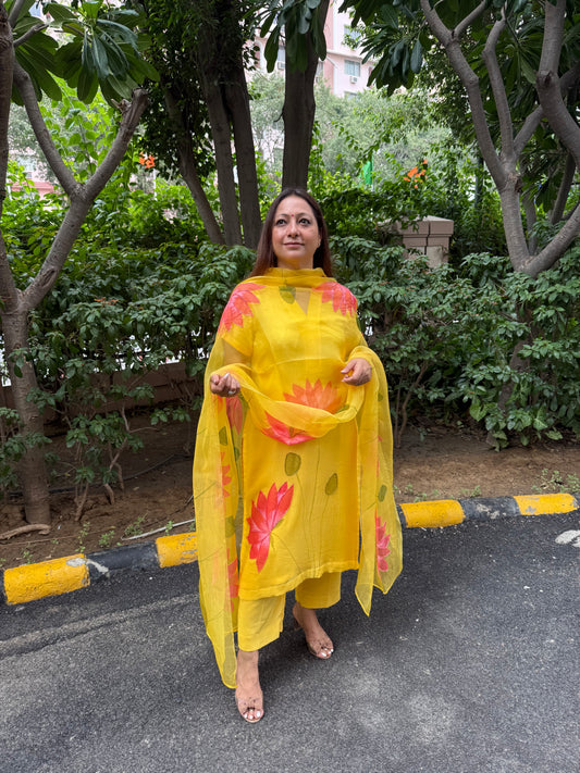 Lotus Chiffon Suit