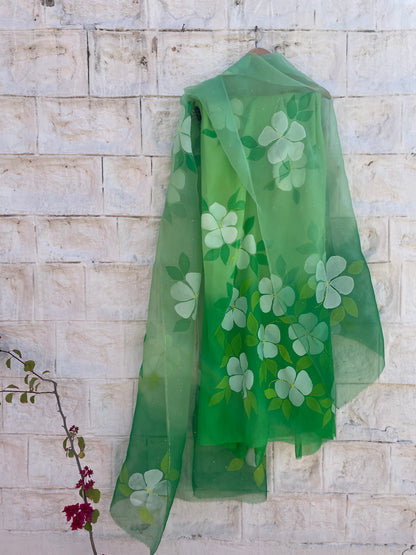 Hibiscus Chiffon Suit