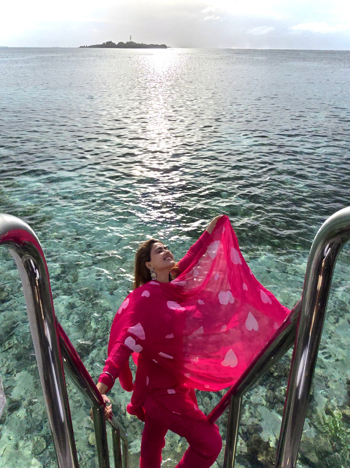 Heart Chiffon Suit