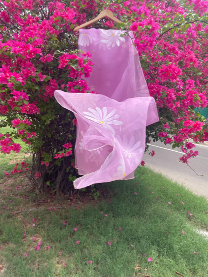 Daisy Organza Saree