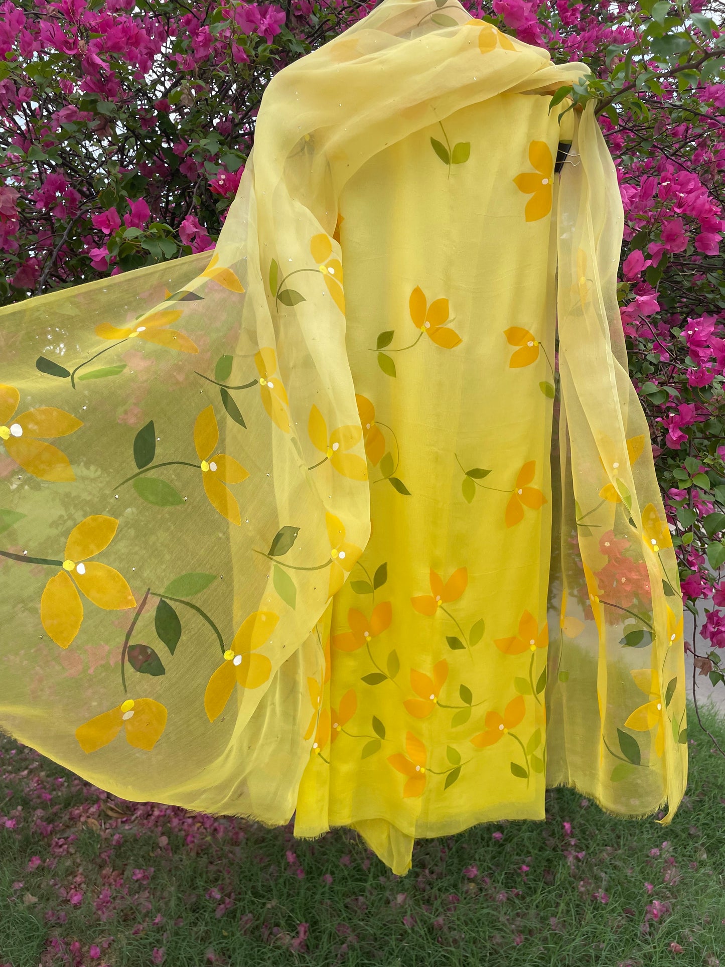 Bougainvillea Chiffon Suit