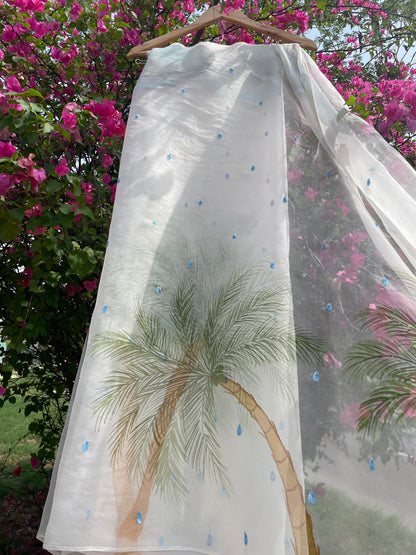 Rain & tree Organza Saree