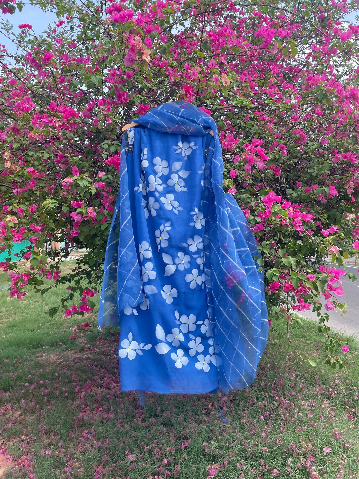 Floral Chiffon Suit