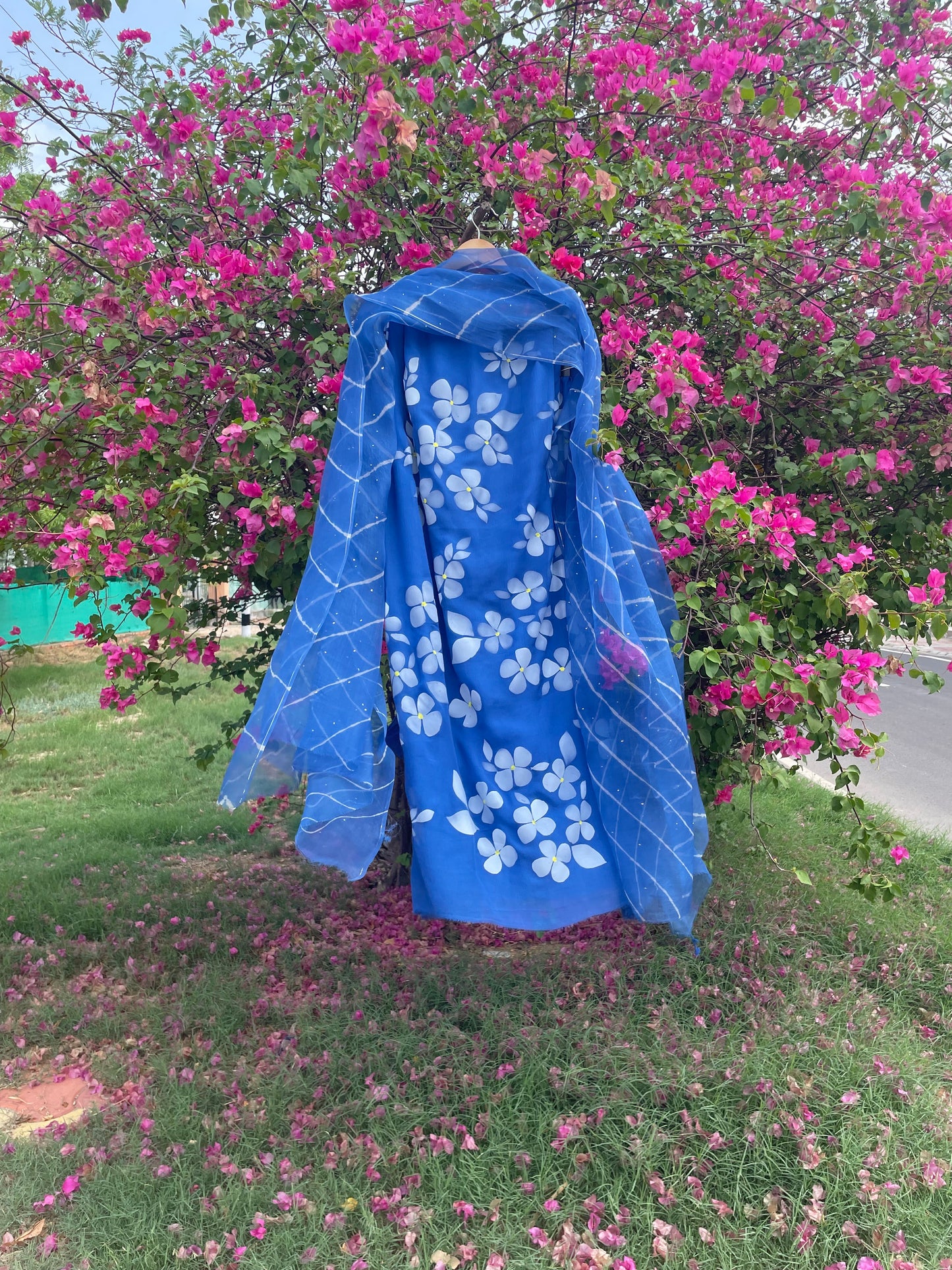 Floral Chiffon Suit