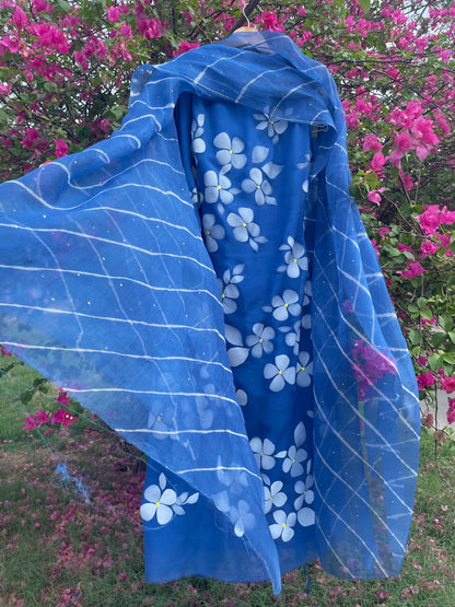 Floral Chiffon Suit