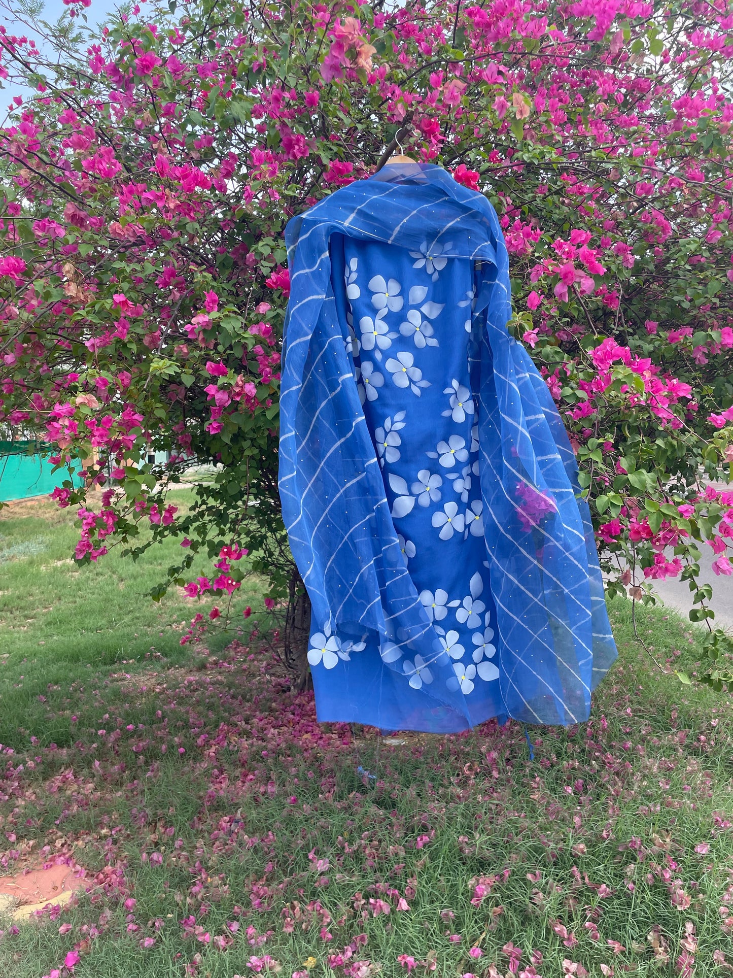 Floral Chiffon Suit
