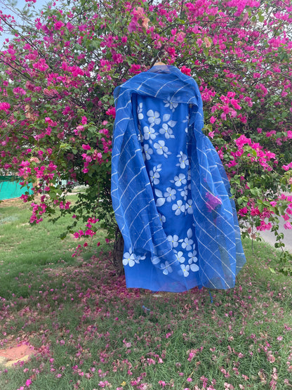 Floral Chiffon Suit