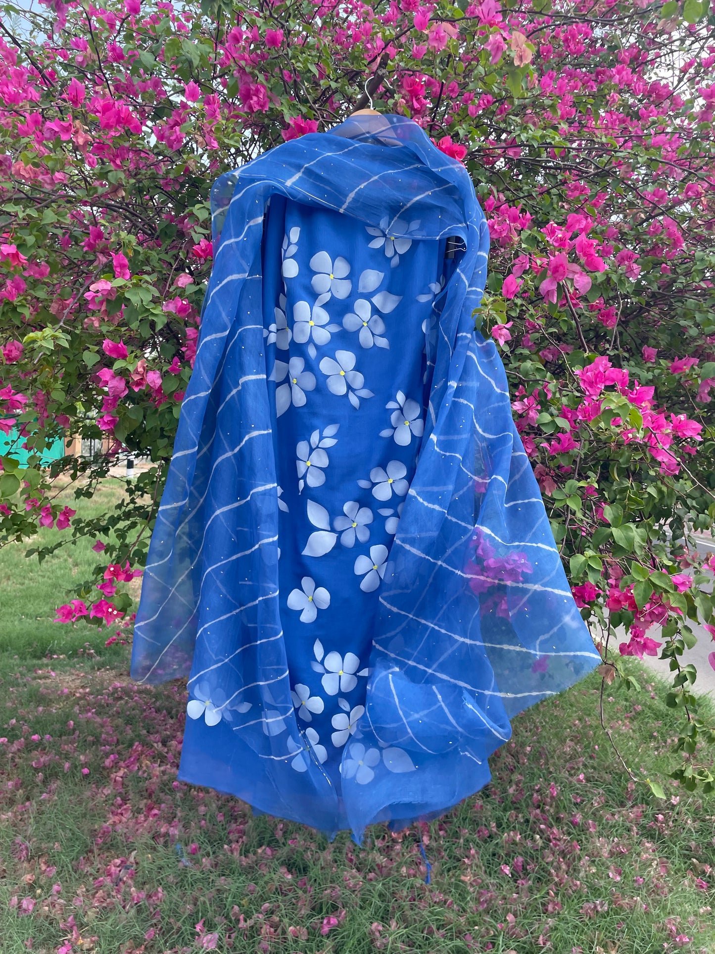 Floral Chiffon Suit