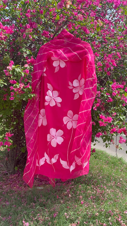 Hibiscus Chiffon Suit