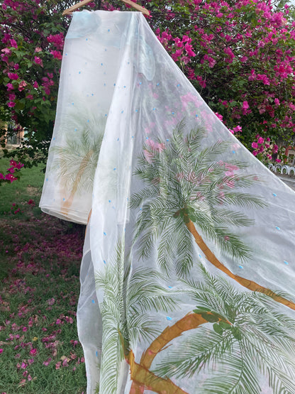 Rain & tree Organza Saree