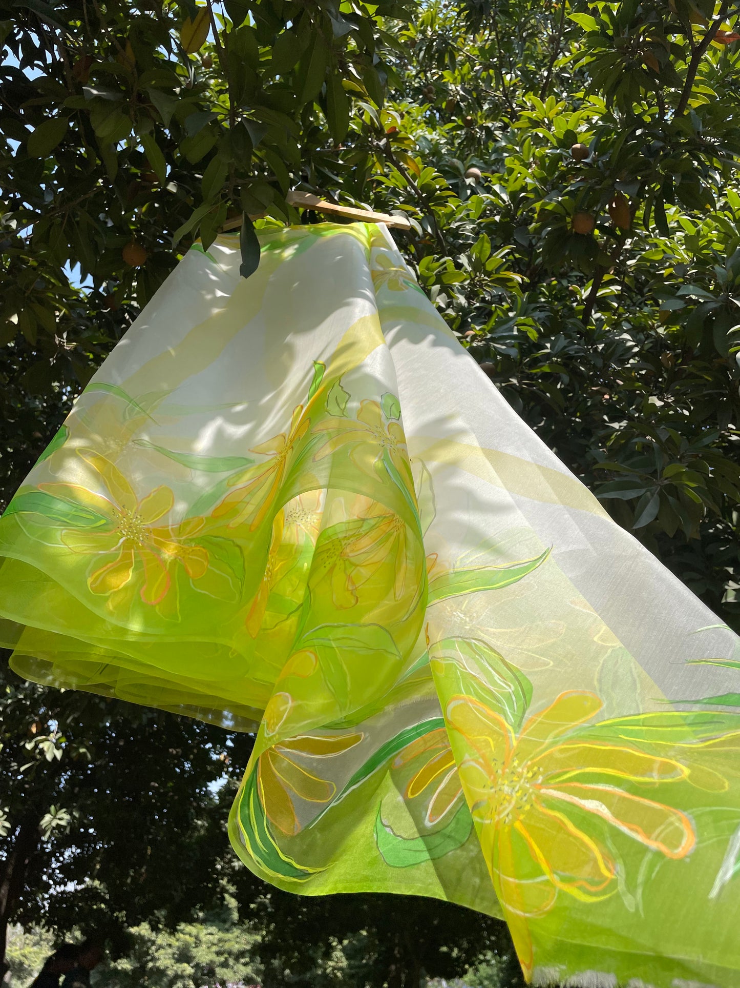 Spring Wildflower Organza Saree