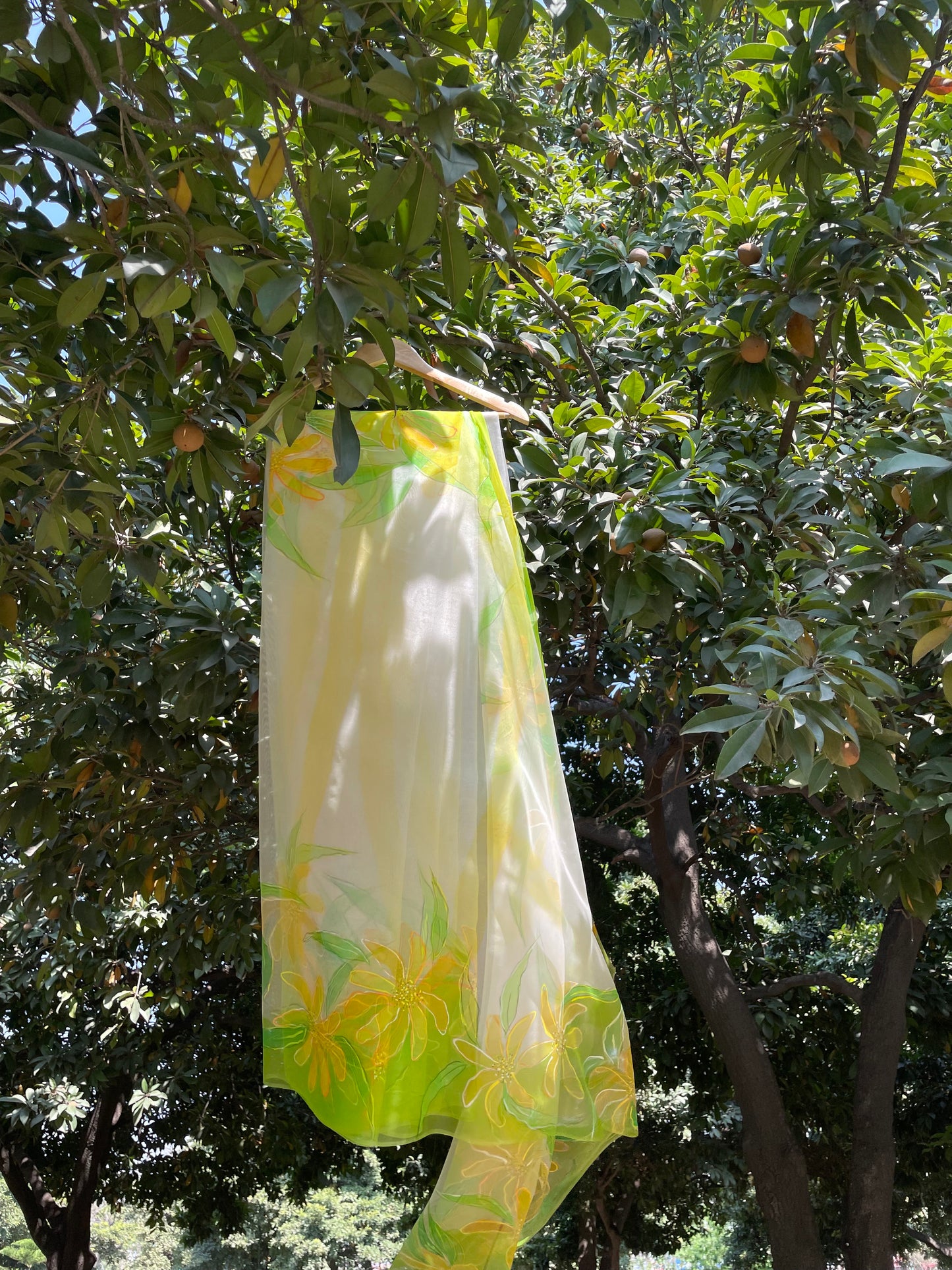 Spring Wildflower Organza Saree