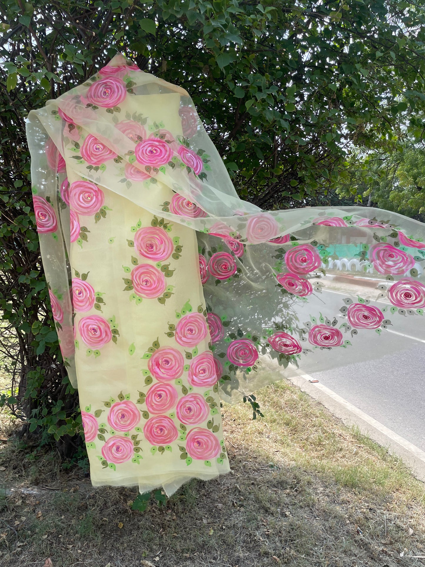 Roses Organza Suit