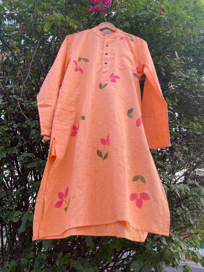 Bougainvillea Cotton Kurta