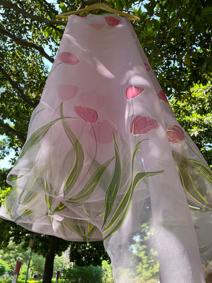 Tulips Organza Saree