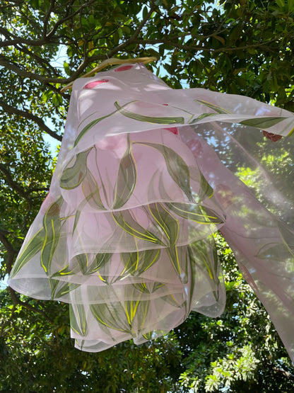 Tulips Organza Saree