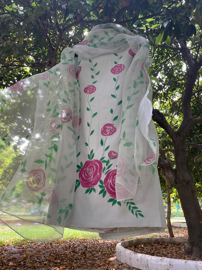 Rose Cotton Suit