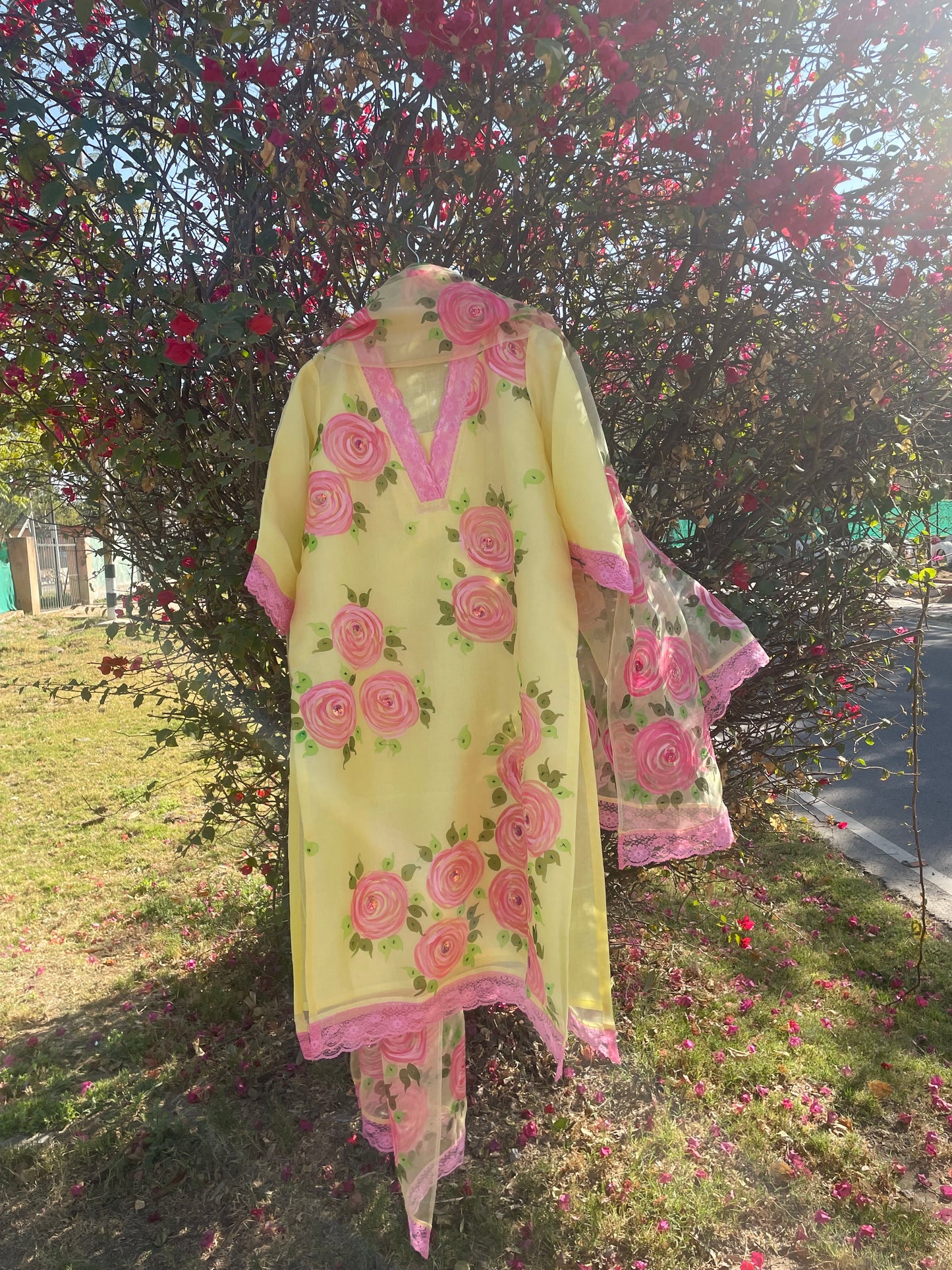 Roses Organza Suit