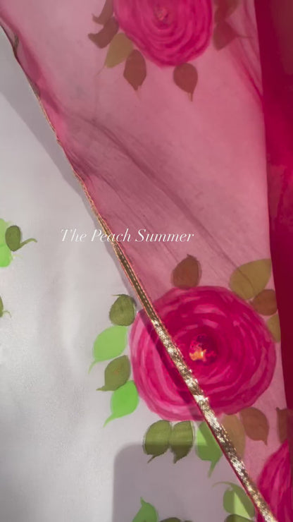 Roses Crepe Suit