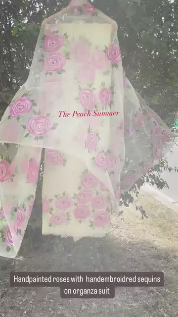 Roses Organza Suit