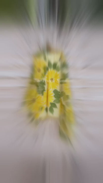 Sunflower Crepe Suit