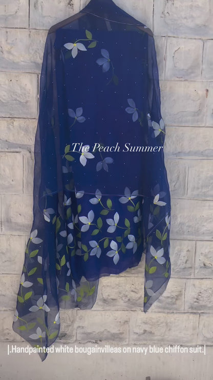 Bougainvillea Chiffon Suit