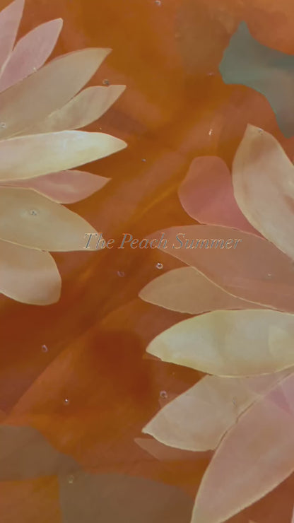 Sunflower Organza Saree